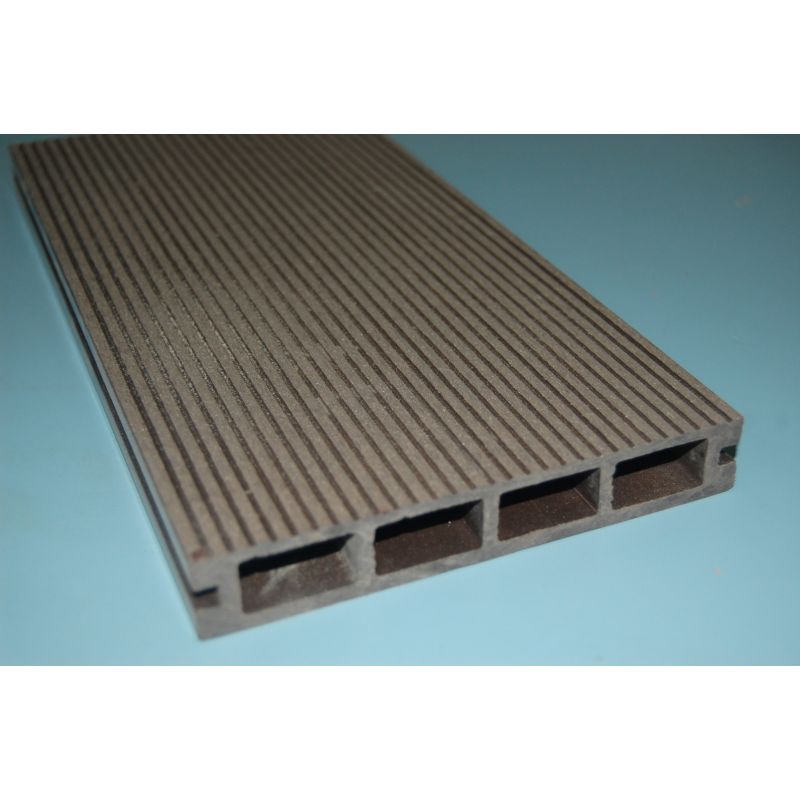 COMPOSITE DECK NS15 - 153x25MM LIGHT BROWN